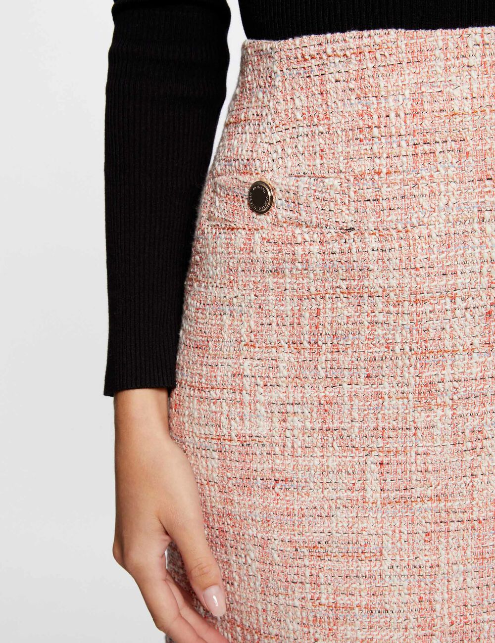 Morgan - Skirt - Jupe Droite Taille Multicolor