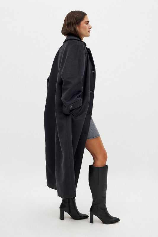 Knee High Leather Rounded Toe Boots