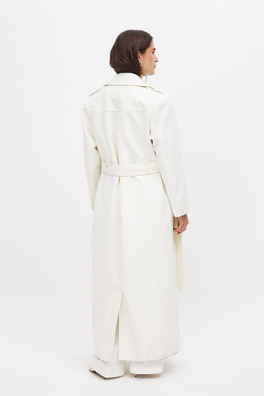 Long Shoulder Pad Coat