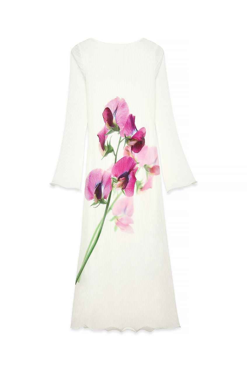 Na-kd Long Sleeve Plisse Maxi Dress