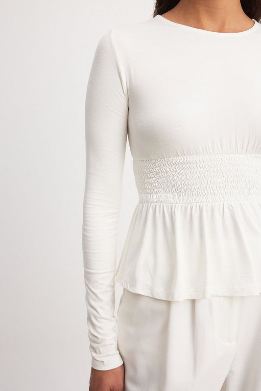 Long Sleeve Smock Top