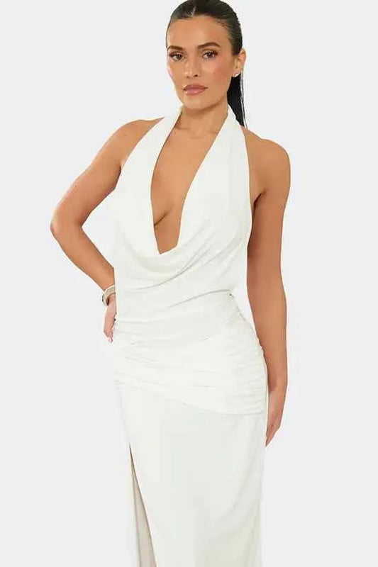 EGO SLEEVELESS OPEN BACK MAXI DRESS
