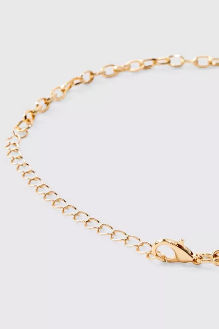BHM Heart Orbit Pendant Necklace In Gold