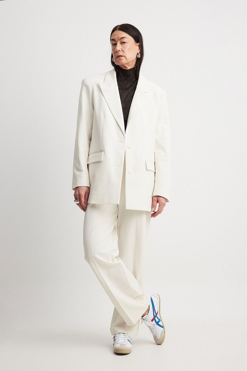 Maxi Oversized Blazer & High waist stright leg pants SET