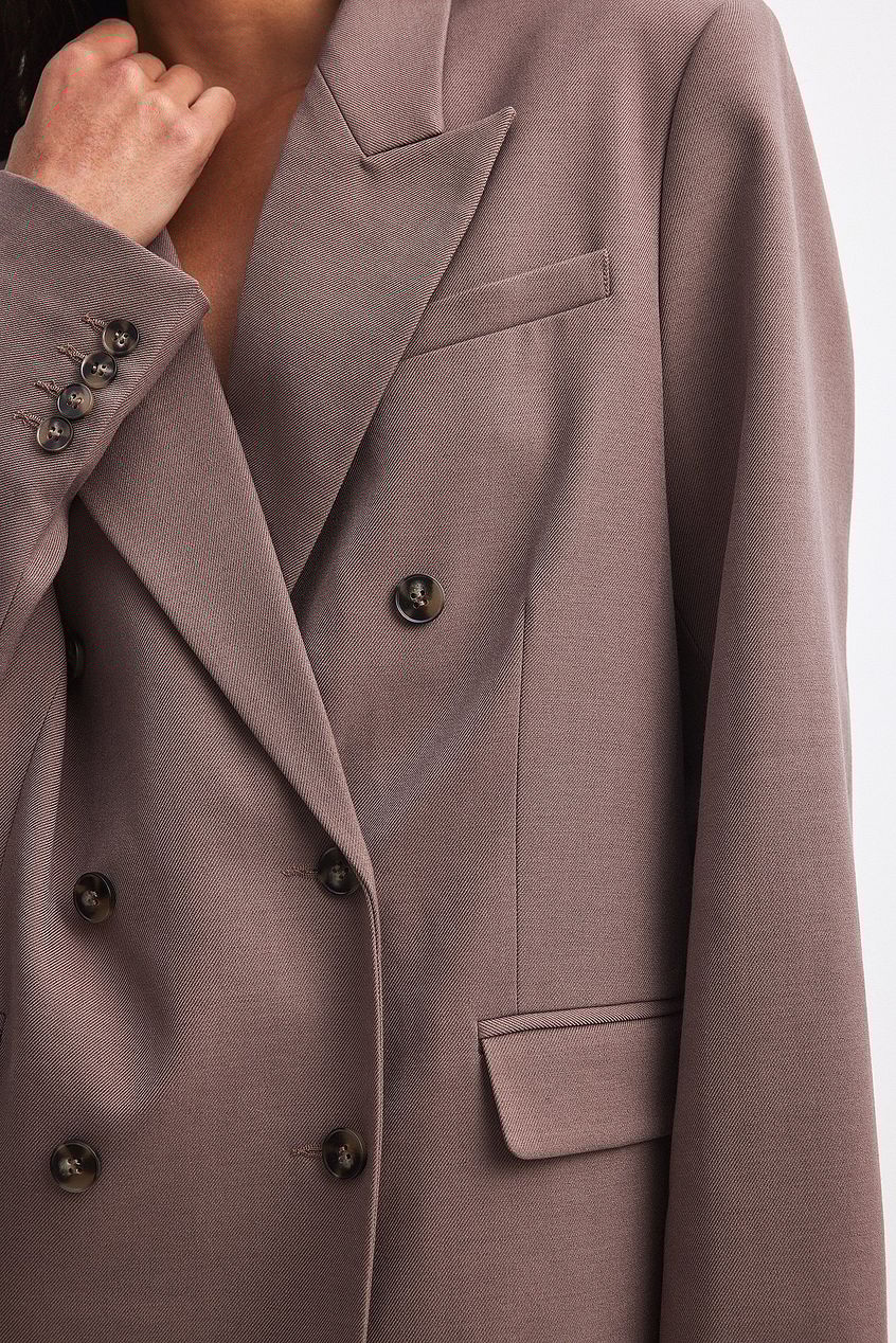 Na-kd Maxi Oversized Double Breasted Blazer