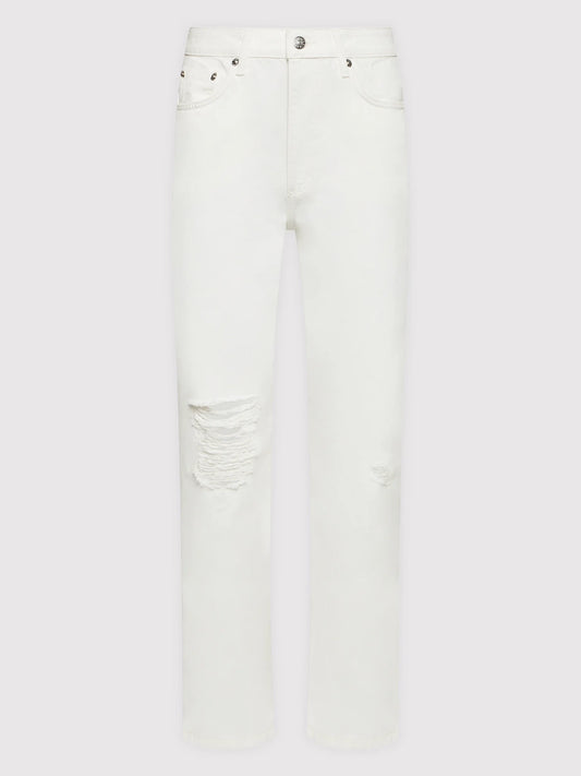 Wide leg highwaist denim jeans