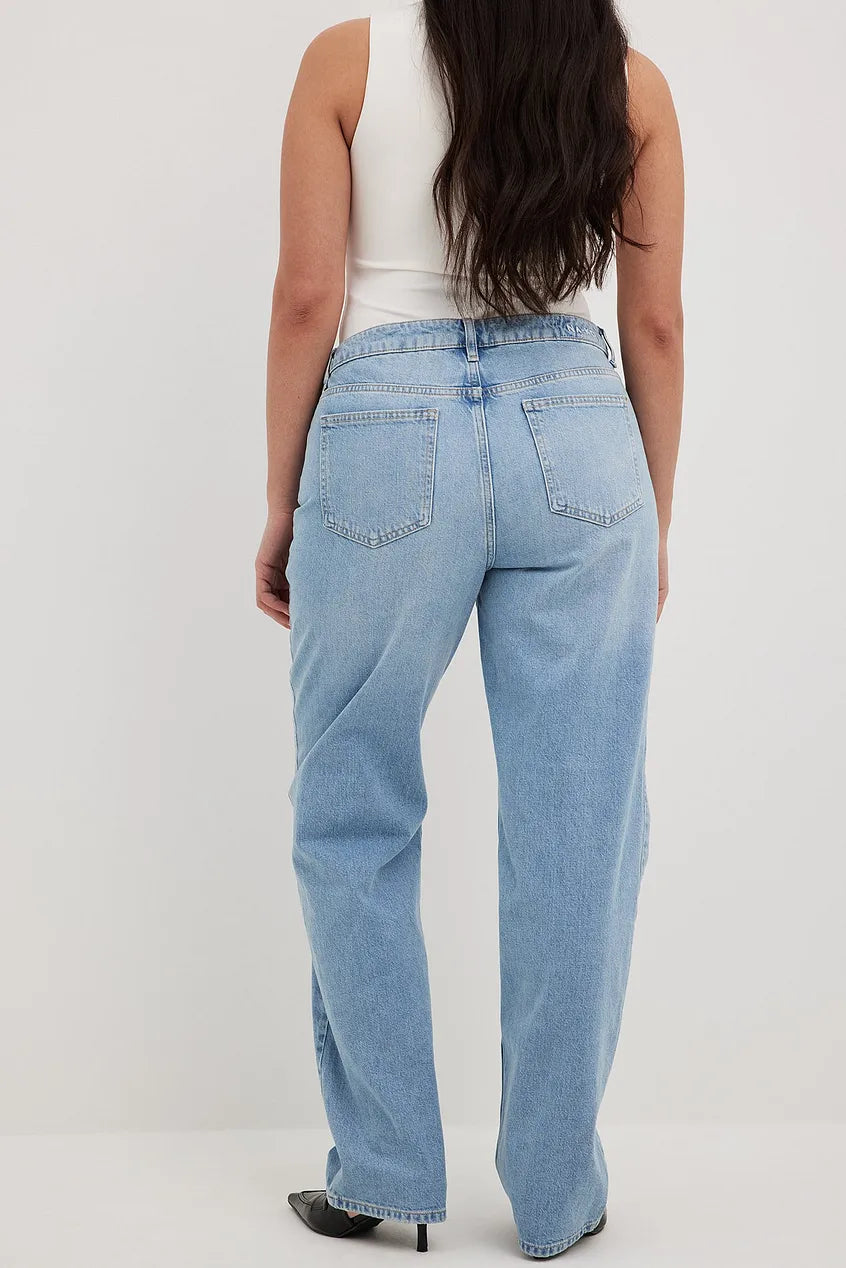 Straight High Waist Jeans