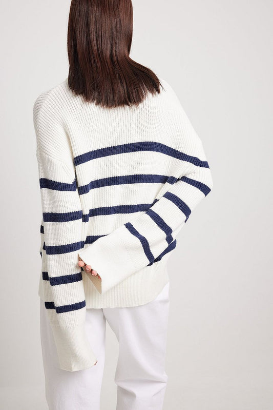 Knitted Striped Sweater