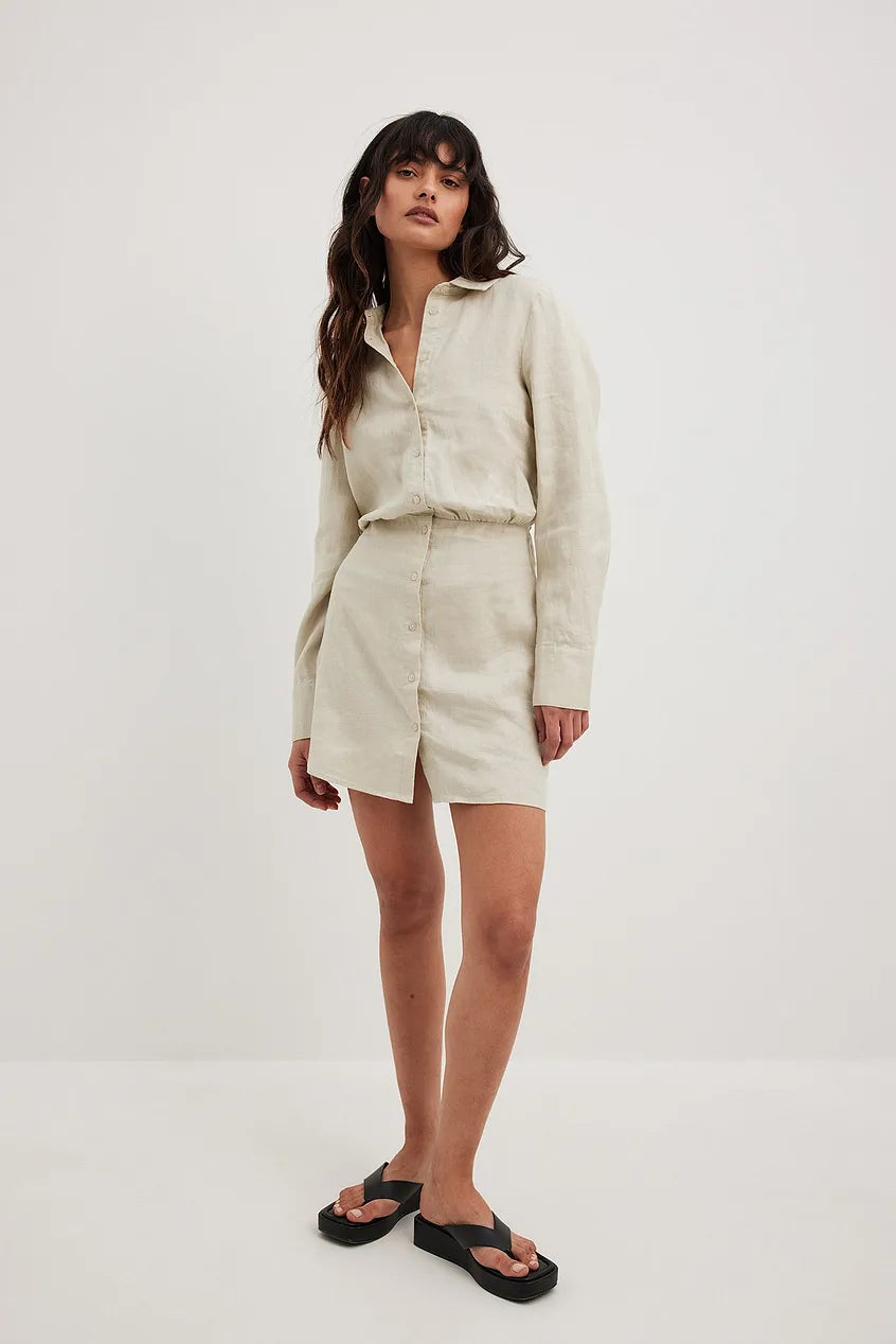 Linen Shirt Dress
