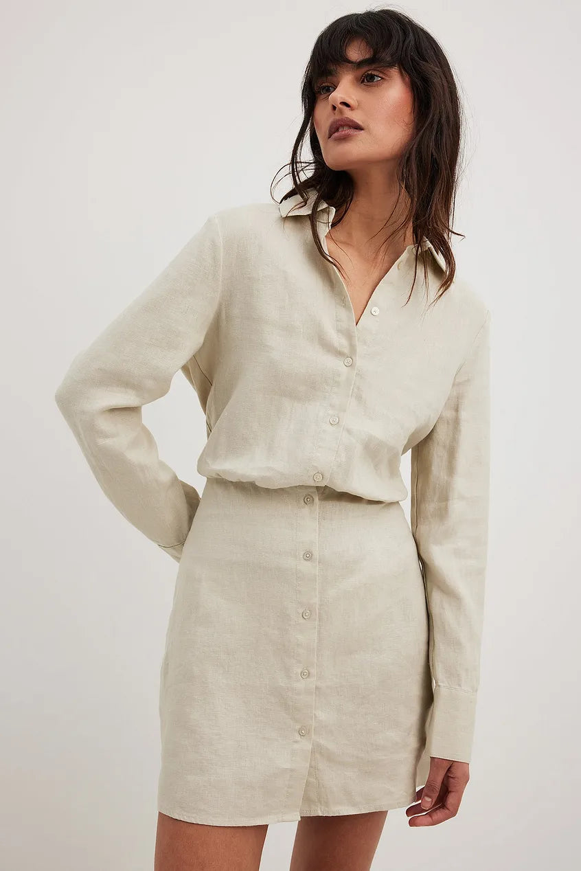 Linen Shirt Dress