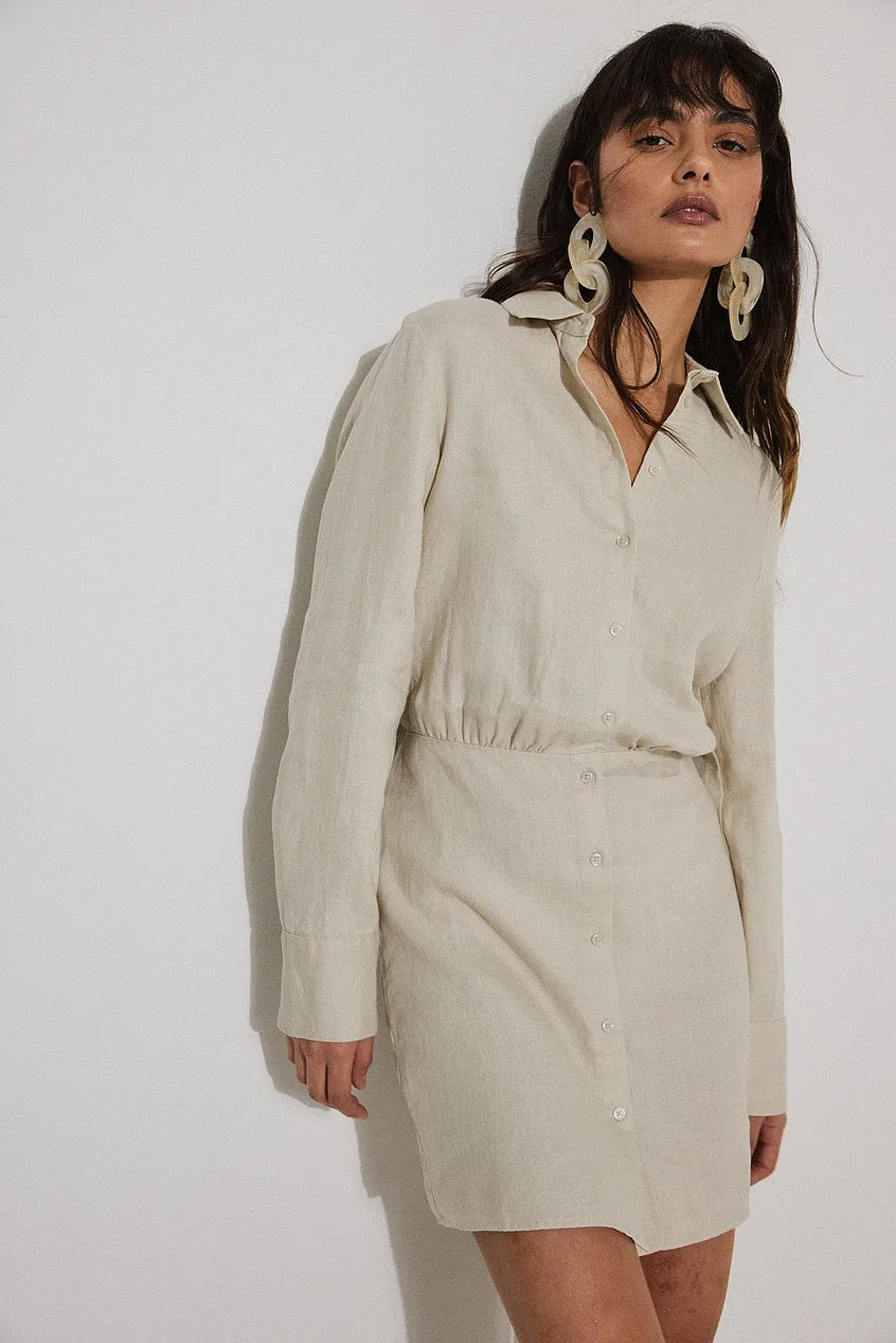 Linen Shirt Dress