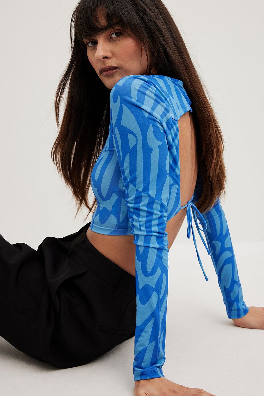 Long Sleeve Cut Out Jersey Top