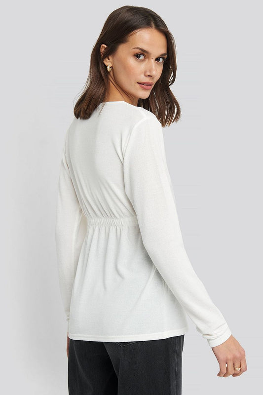 Overlap Light Knitted Sweater