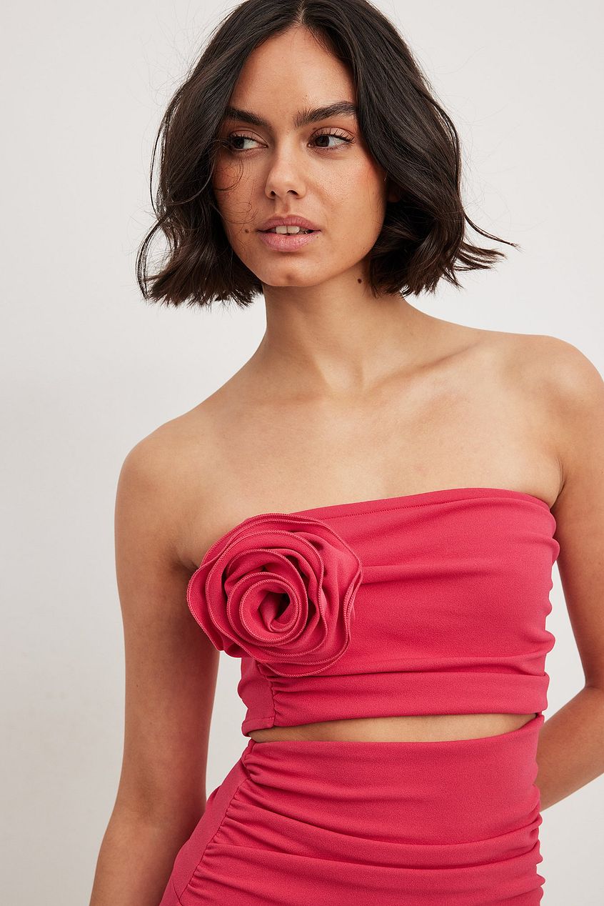 Rose Cut Out Mini Dress