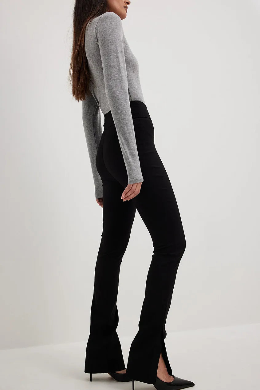 Slim-fit Super Stretch Slit Pants