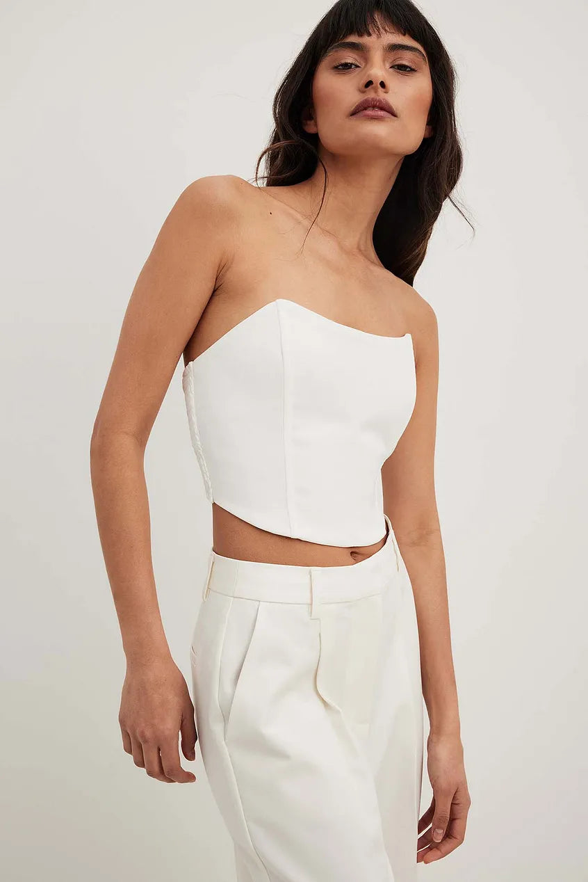 Smock Back Corset Top