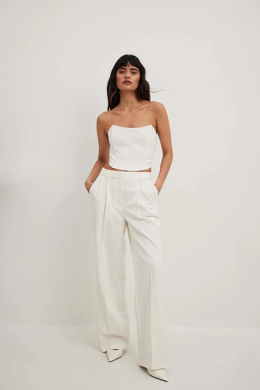 Smock Back Corset Top