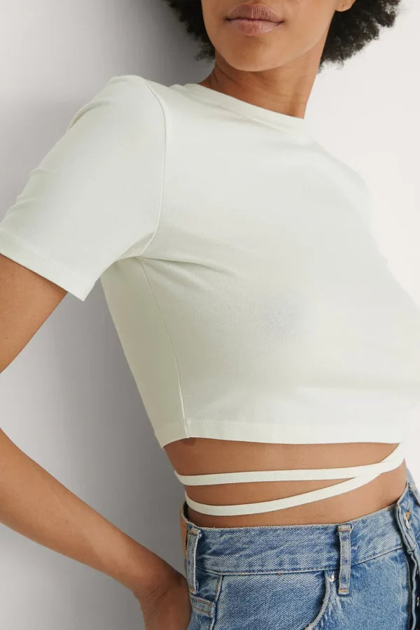 Twist Strap Top Offwhite