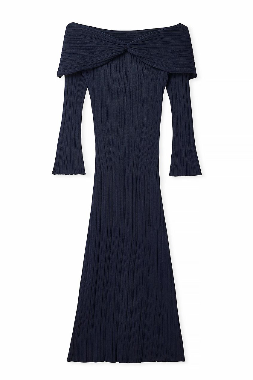 Na-kd Off Shoulder Knitted Dress