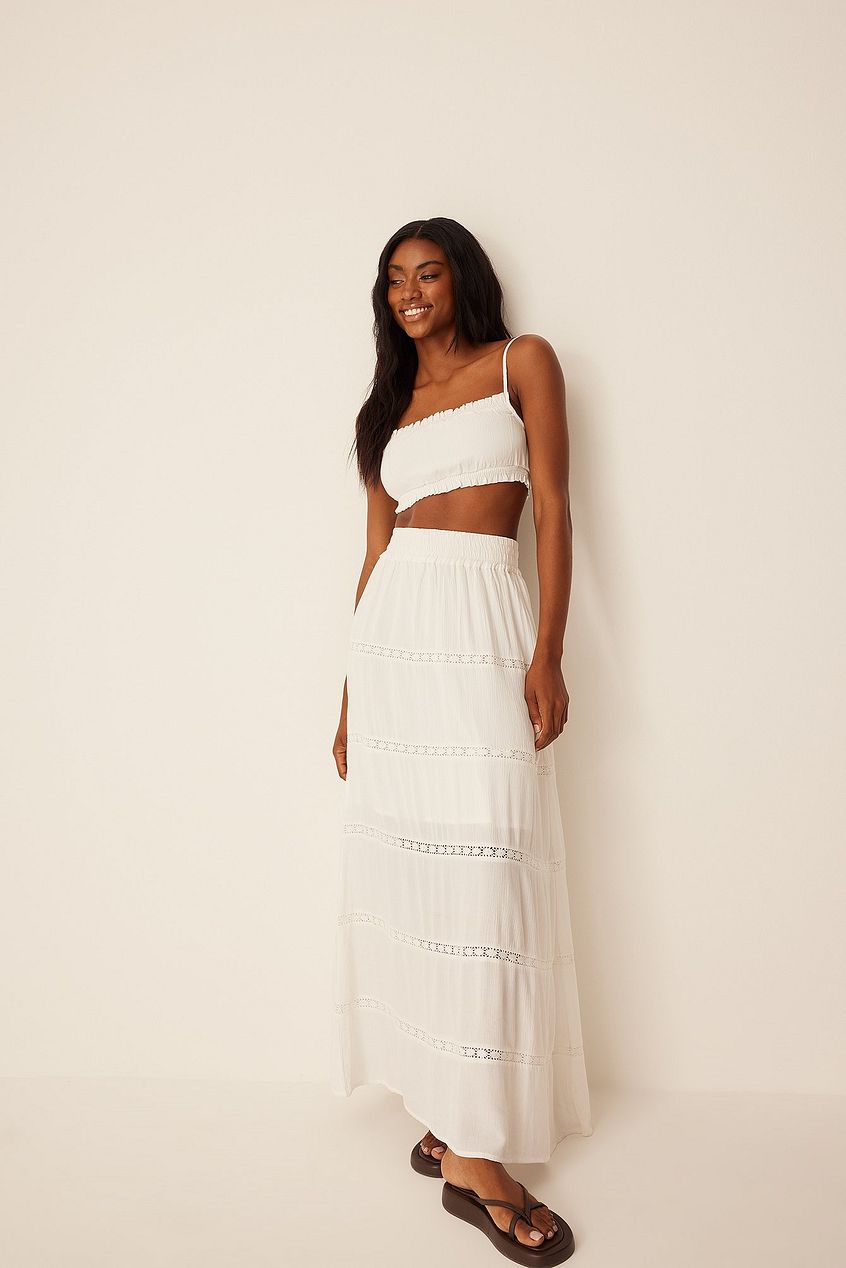Smock Detail Cropped Singlet