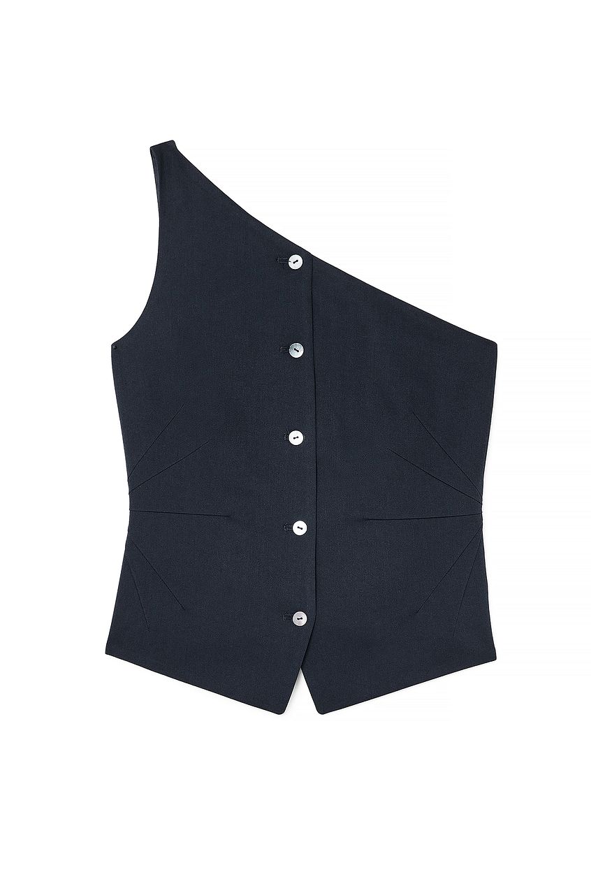 One Shoulder Vest