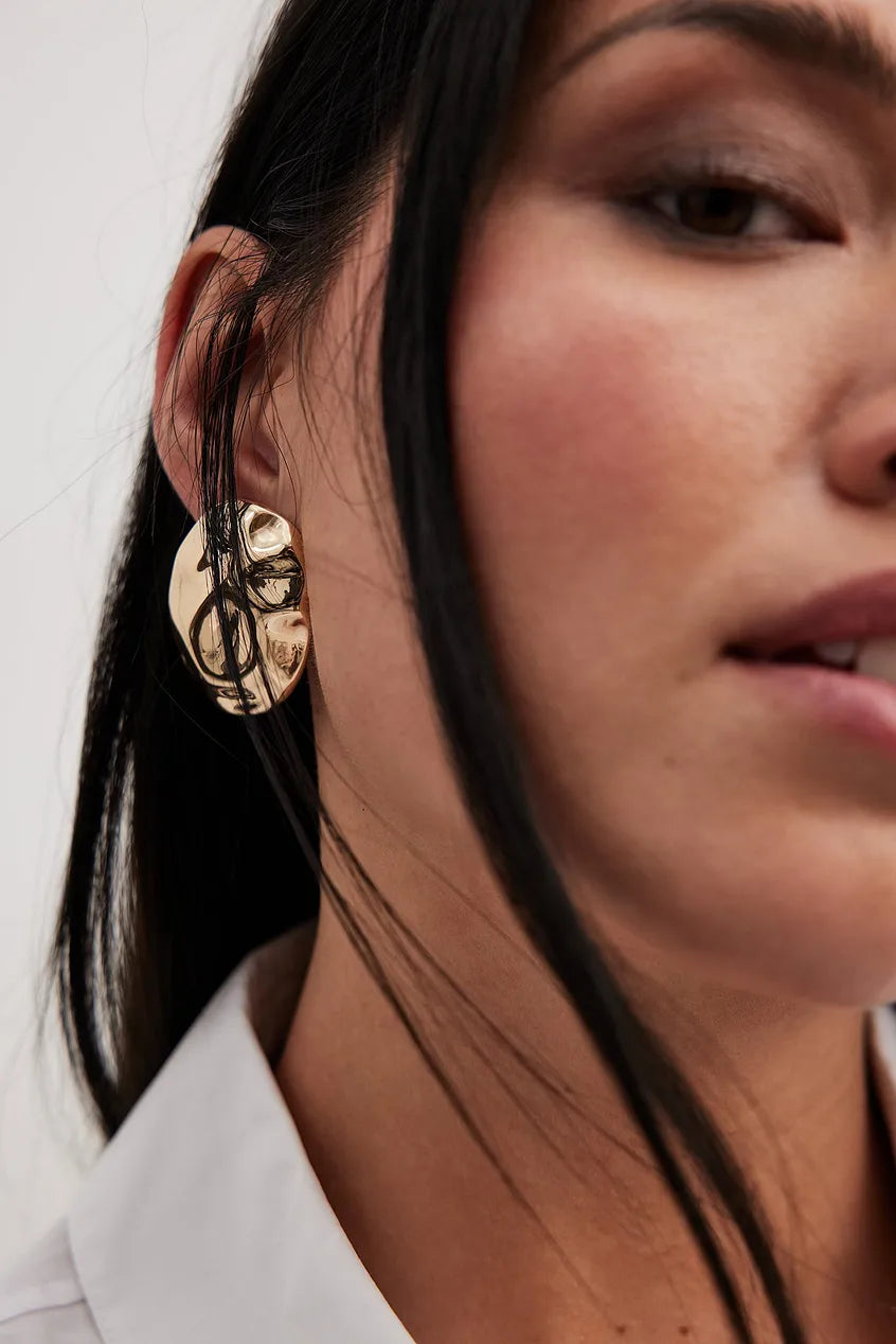 Oval Chunky Earrings