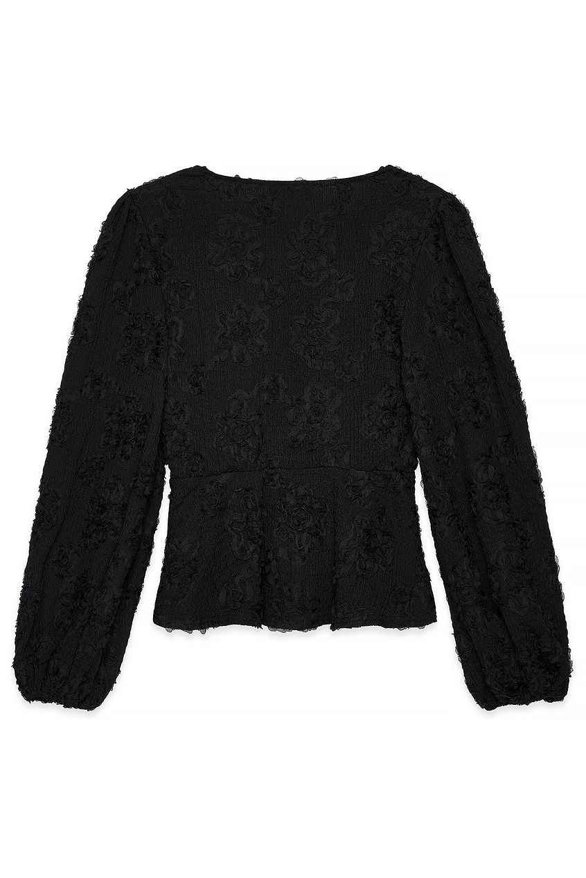 Na-kd Overlap Wide Sleeve Blouse