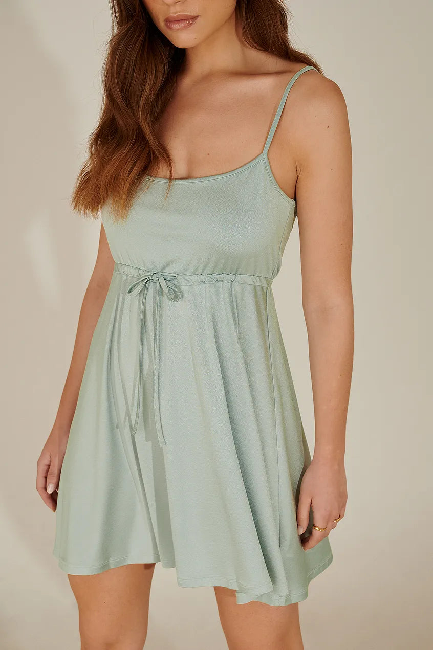 Tie Detail Mini Dress