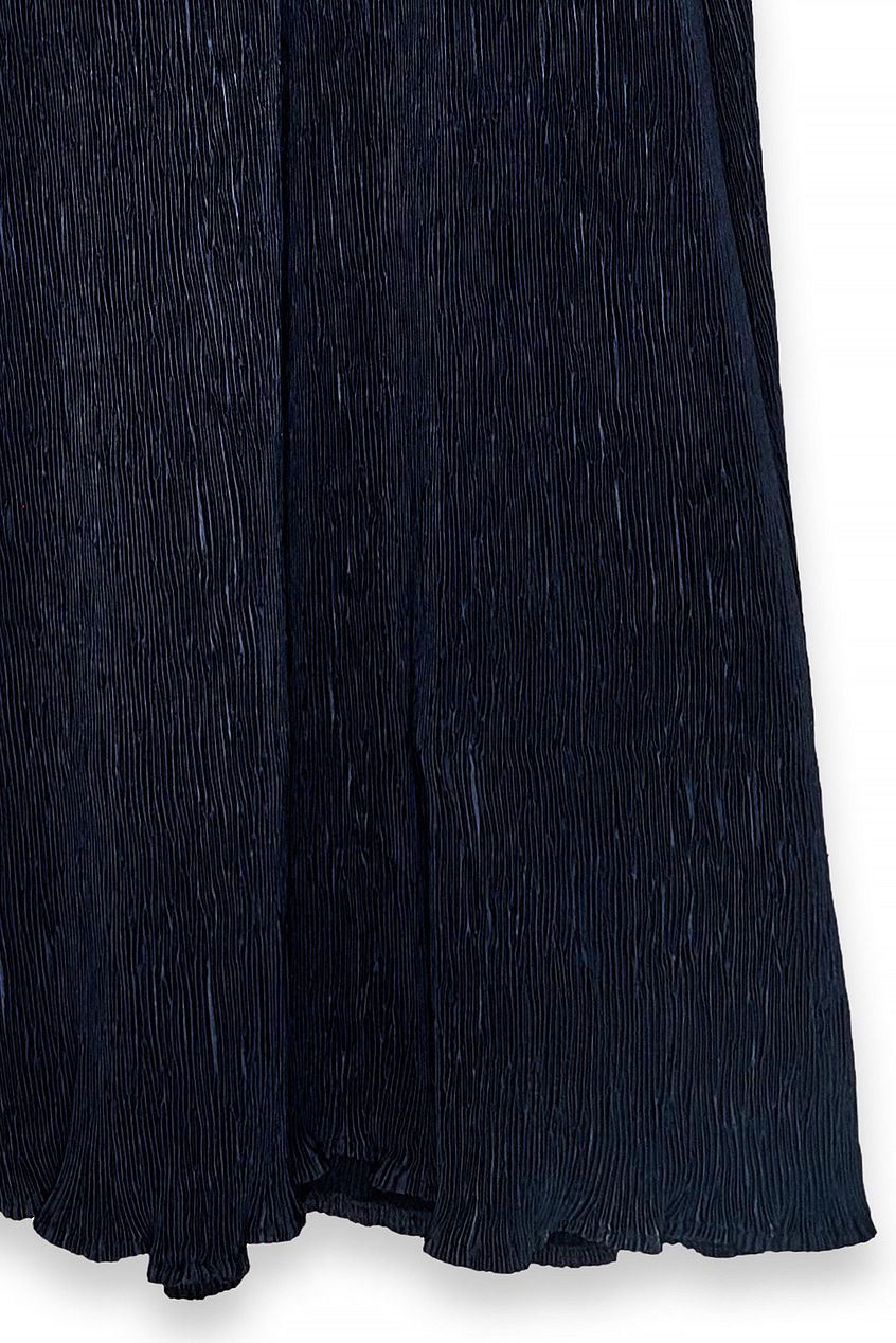 Na-kd Plisse Boat Neck Maxi Dress