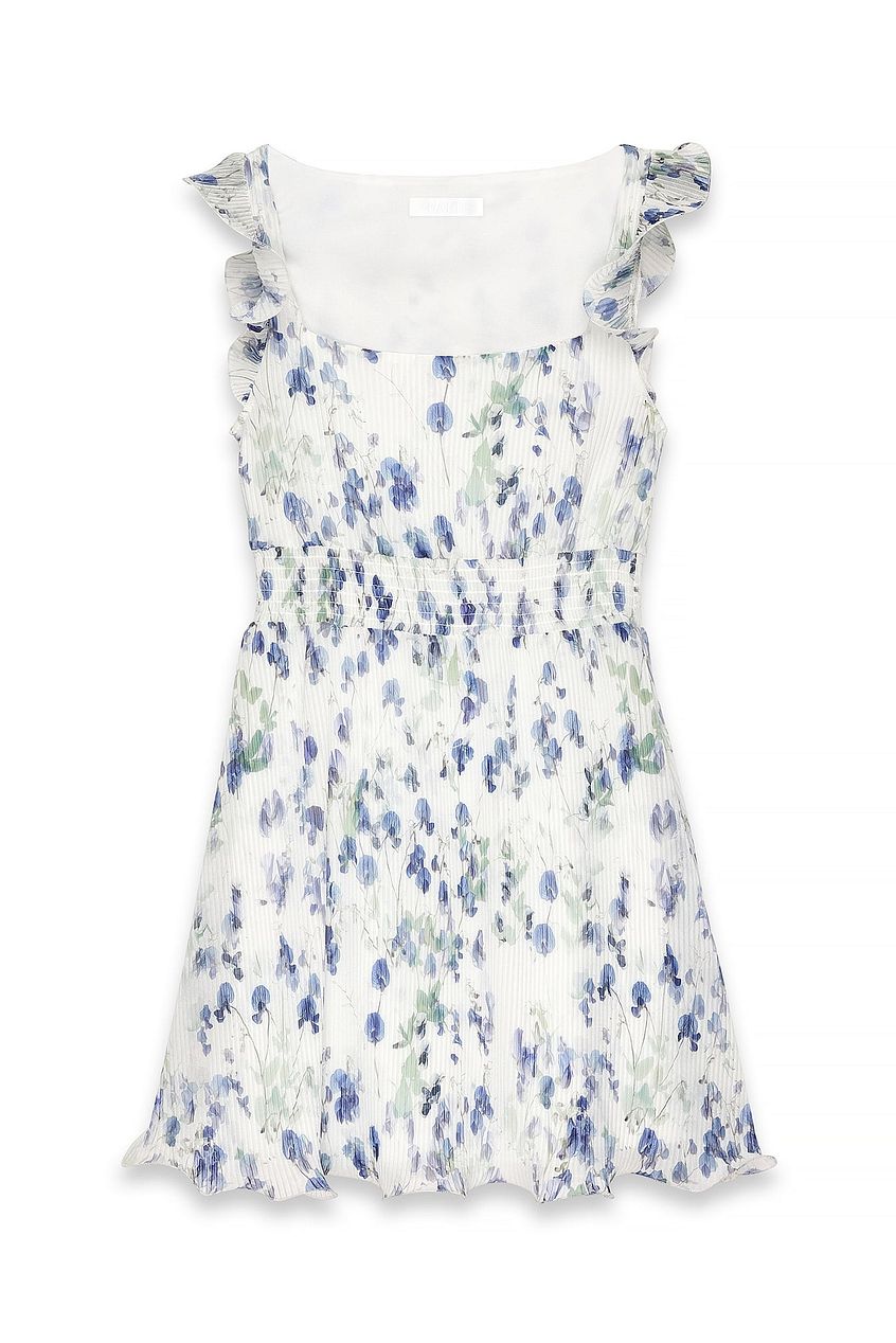 Na-kd Plisse Mini Dress