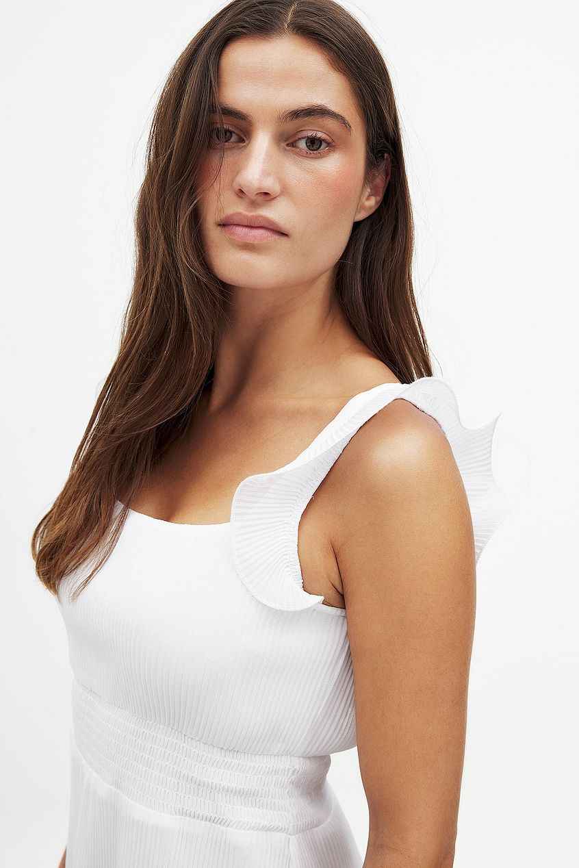 Na-kd Plisse Mini Dress