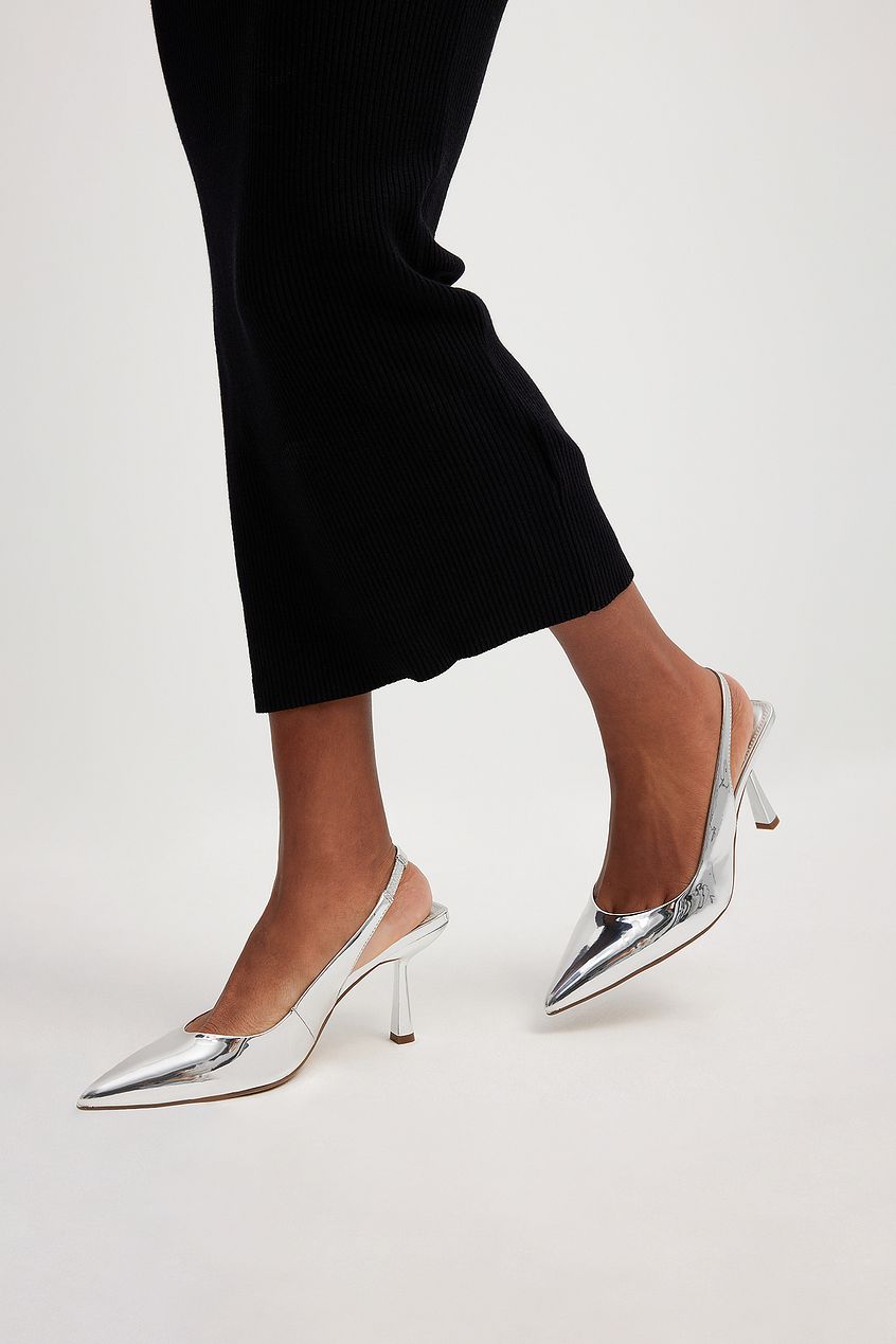 Pointy Slingback Pumps