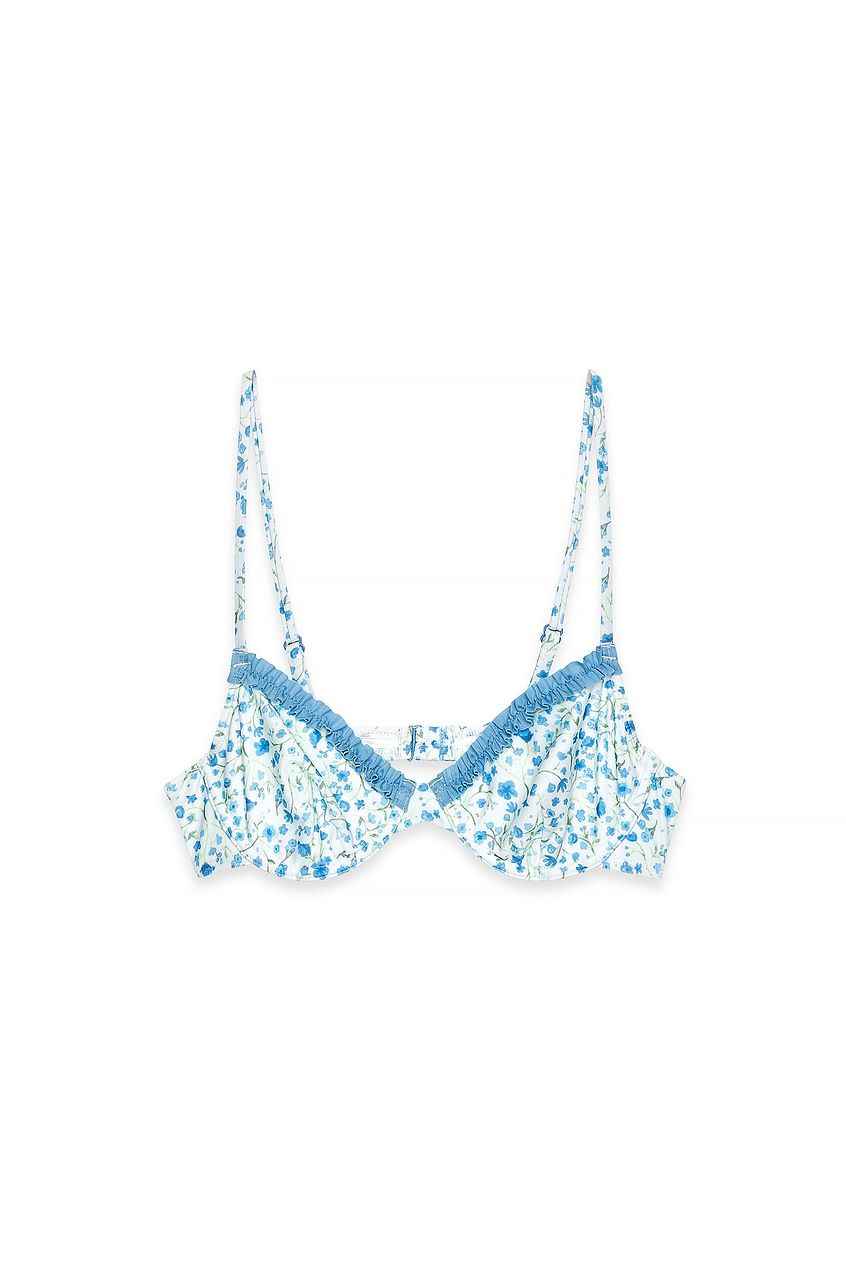 Na-kd Ruched Detail Bikini Bra
