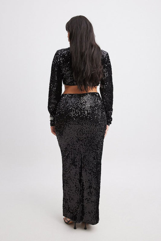 Sequin Maxi Dress