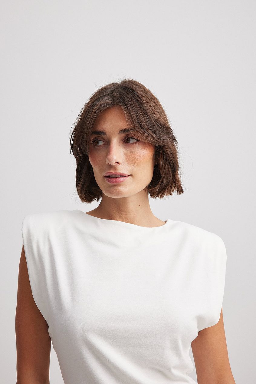 Sharp Shoulder Top