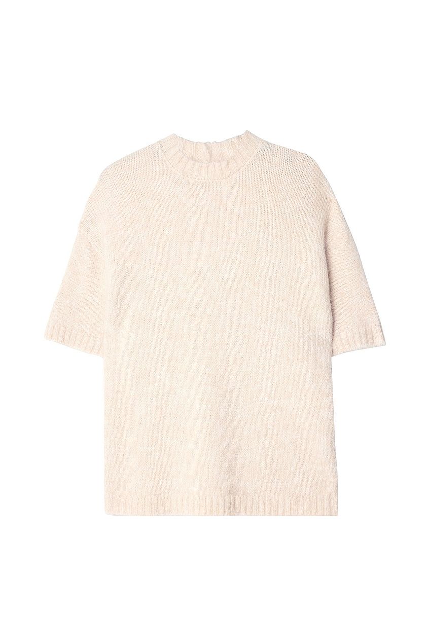 Short Sleeve Knitted Sweater