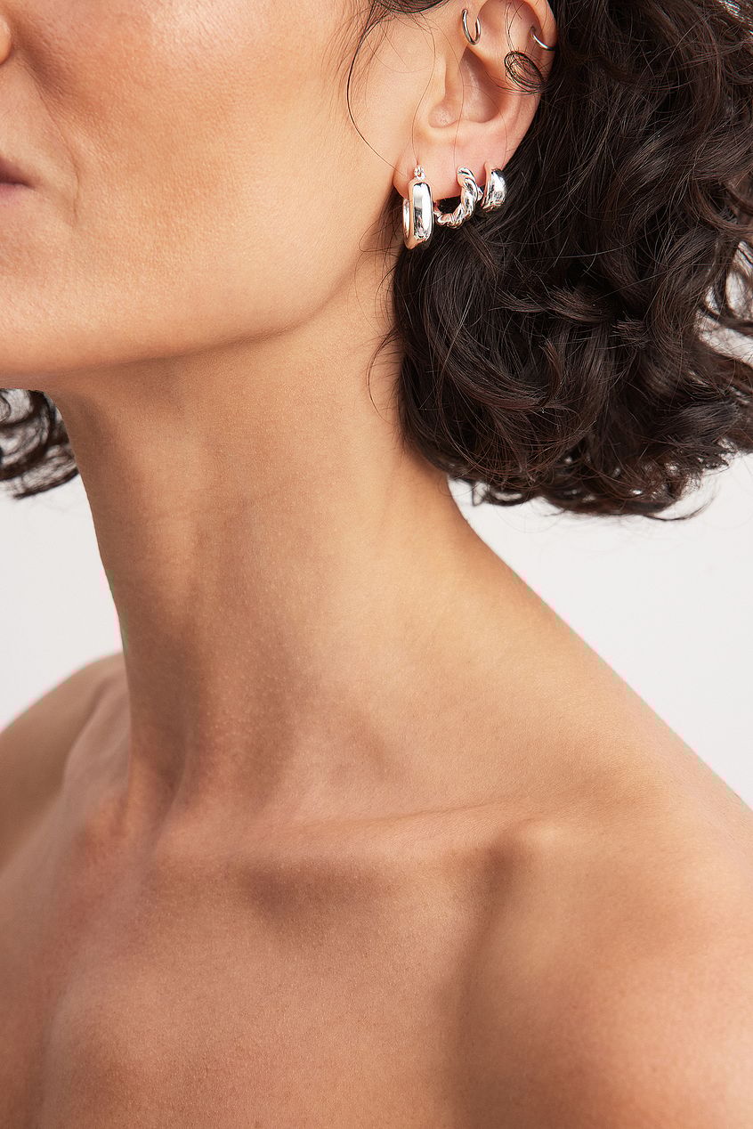 Silver Plated Multipack Small Hoops