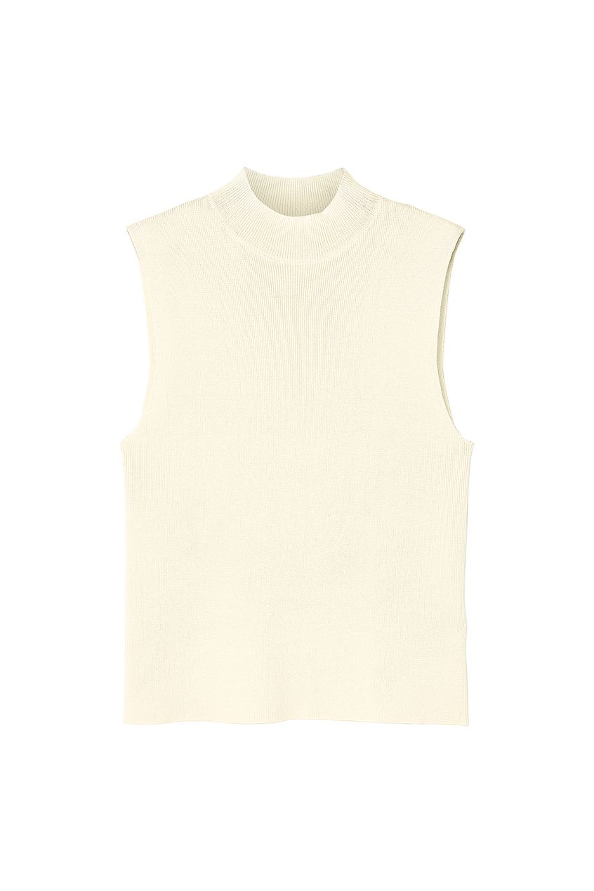 Sleeveless Straight Fine Knitted Top
