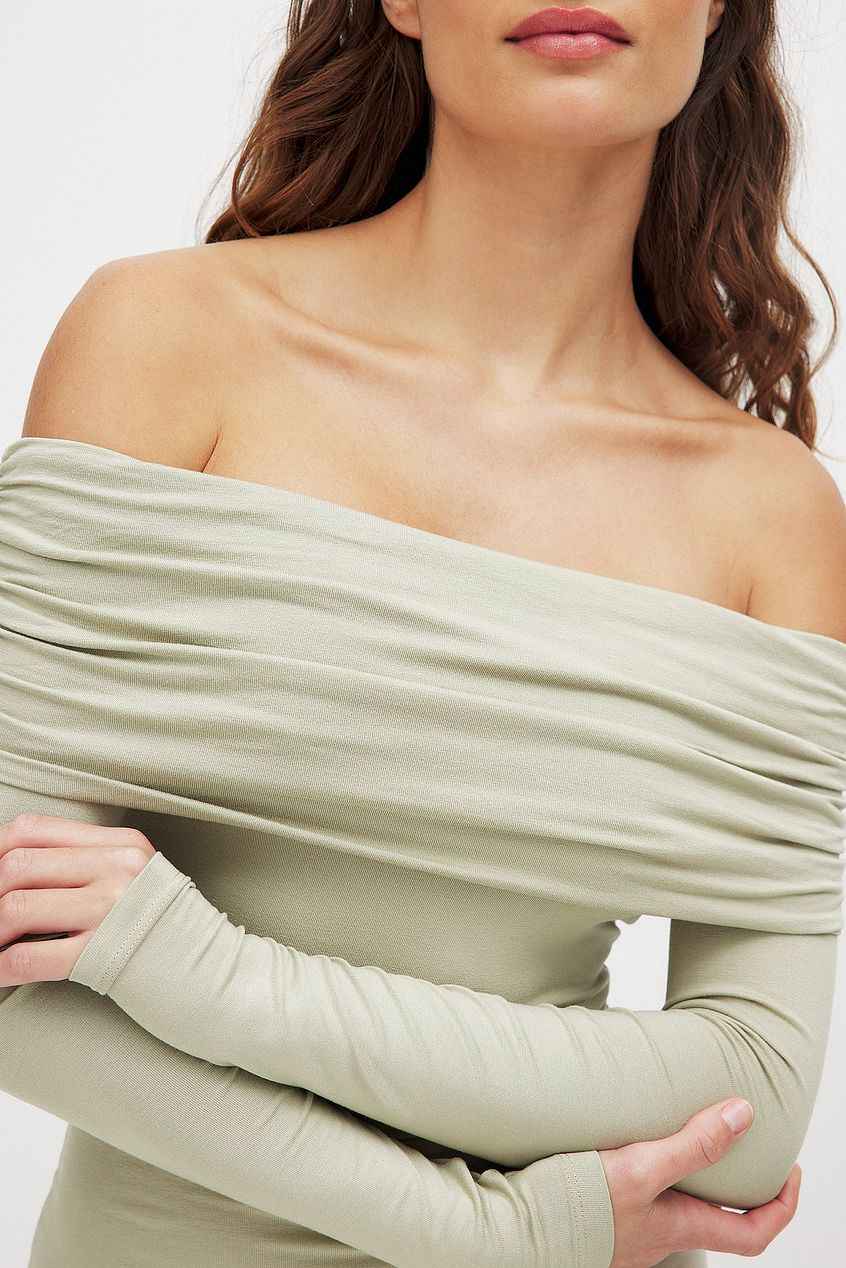Na-kd Soft Line Midi Dress