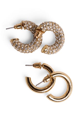 Sparkling Multipack Hoops Gold