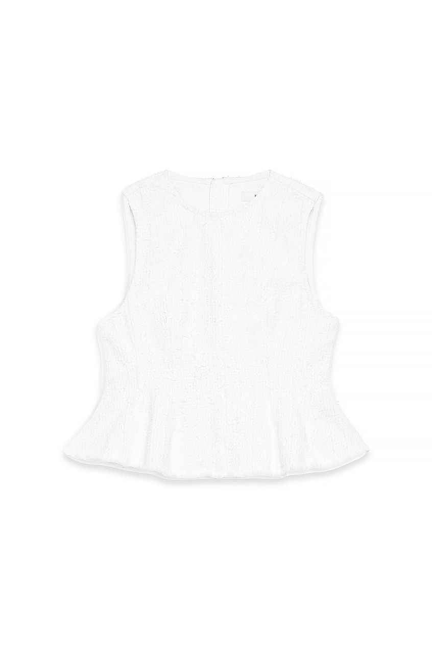 Na-kd Structured Detail Denim Top
