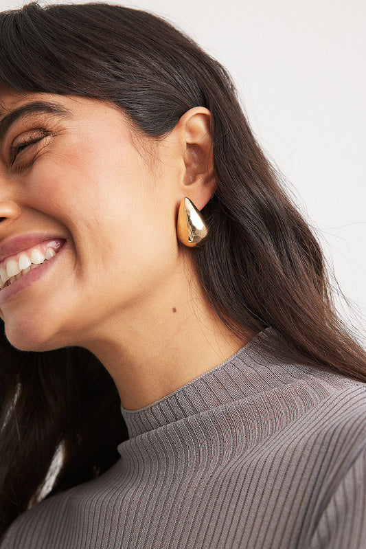 Teardrop Stud Earrings