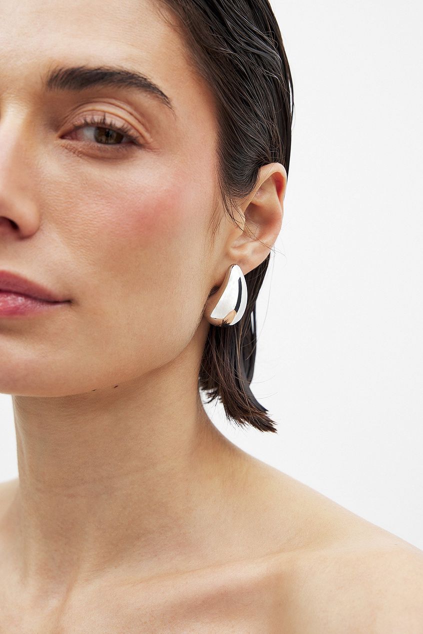 Teardrop Stud Earrings