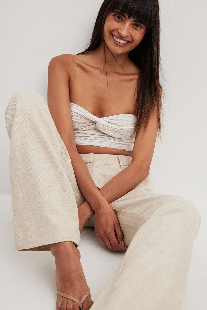 Twist Structure Tube Top