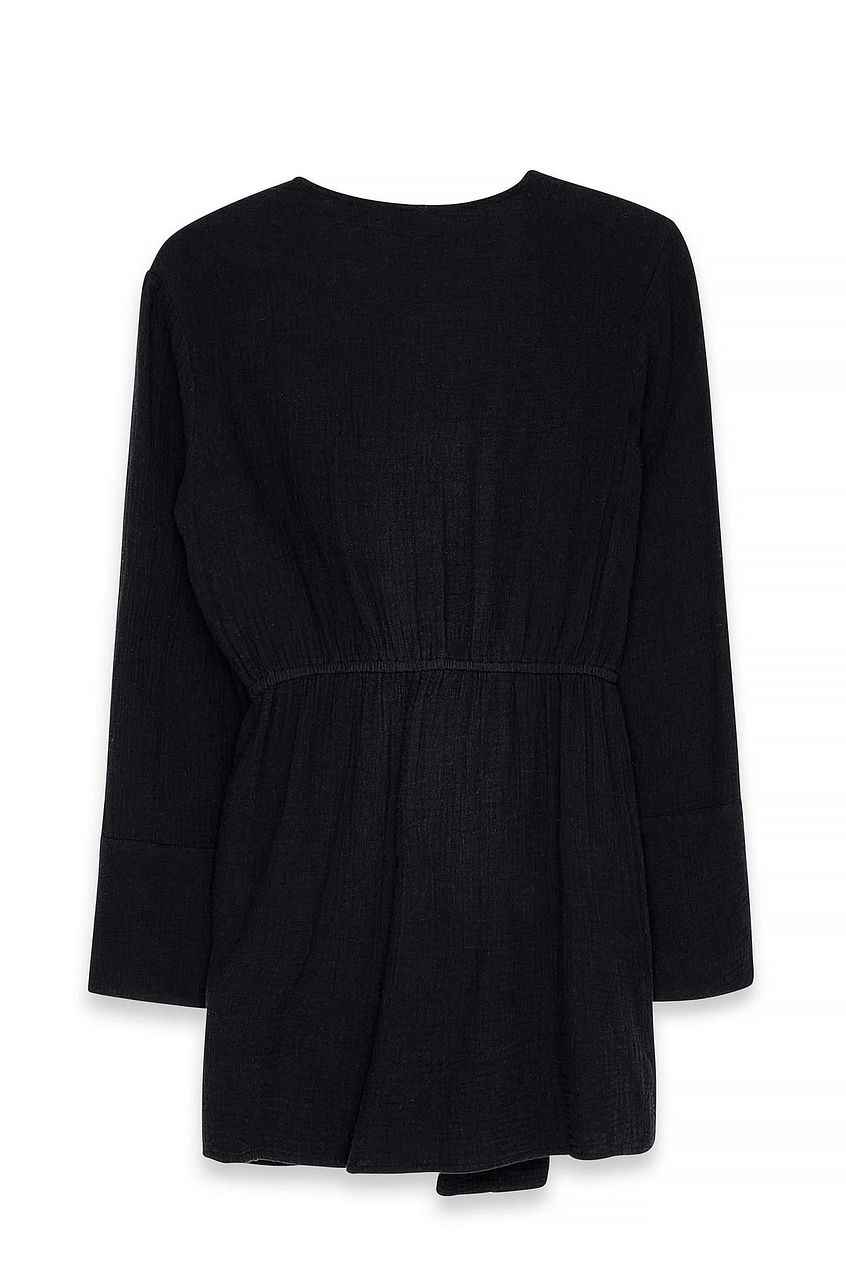 Na-kd Twisted Front Shirt Dress