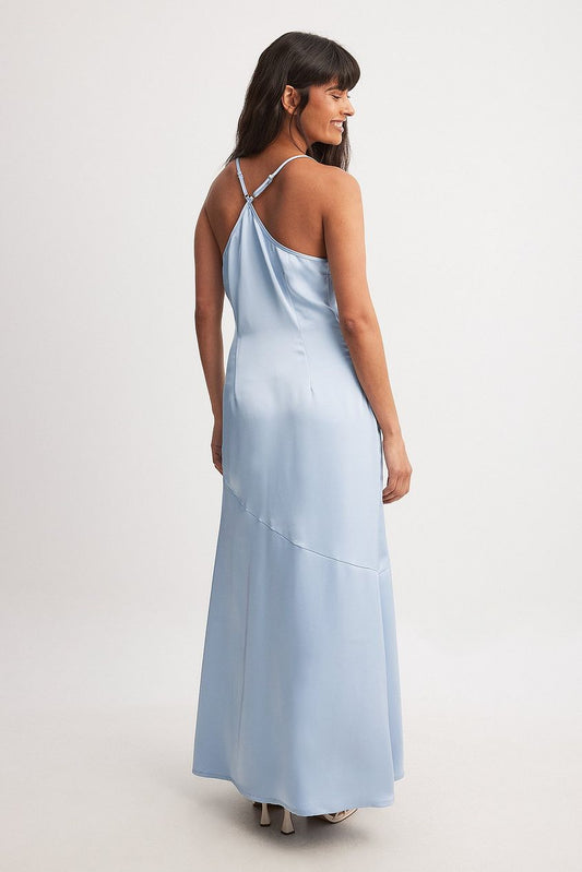V-Neck Satin Slip Dress