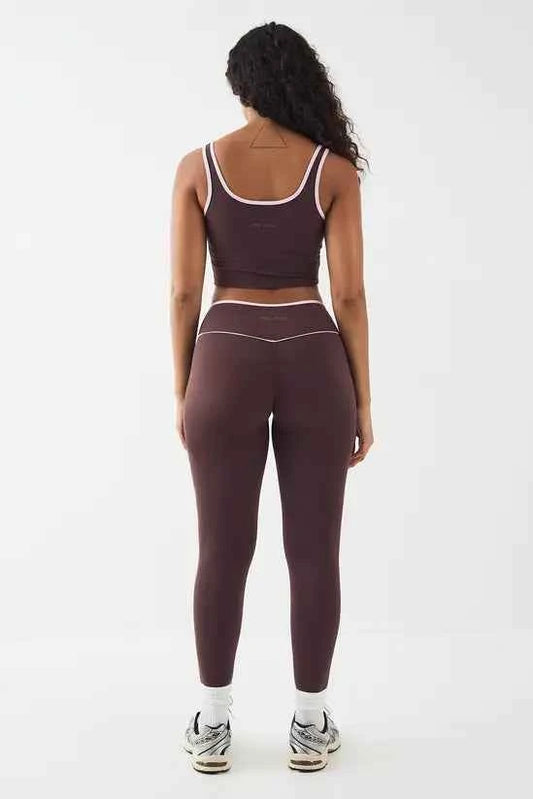 DSGN Studio DSGN Studio Sports Sculpt Contrast Piping High Waist Legging