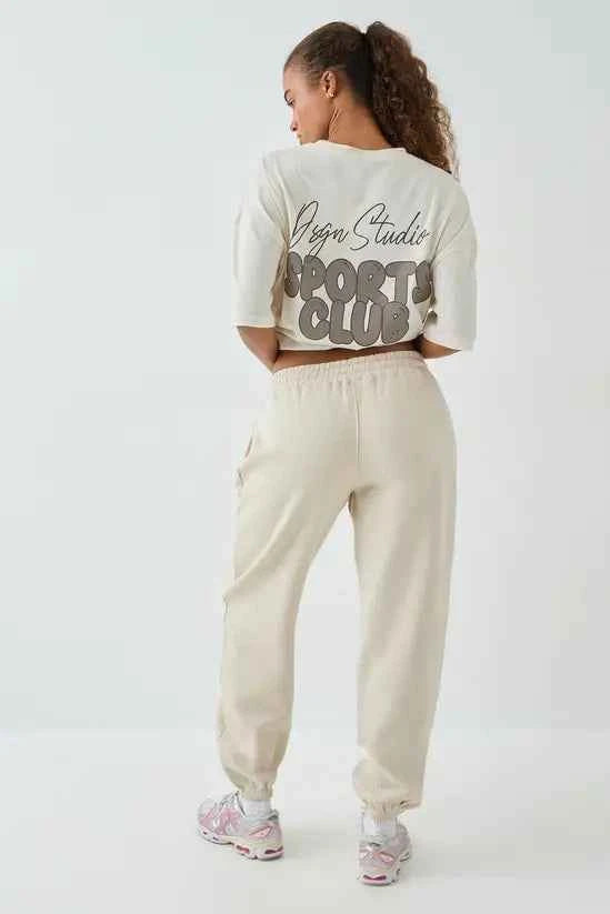 DSGN Studio Sports Bubble Slogan Oversized T-shirt