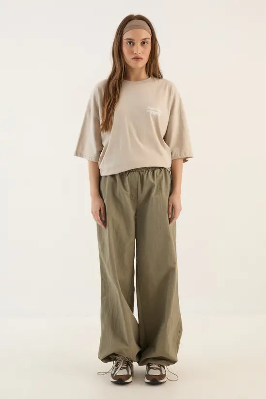 DSGN Studio Outdoor Wellness and Sports Printed Oversized T-Shirt