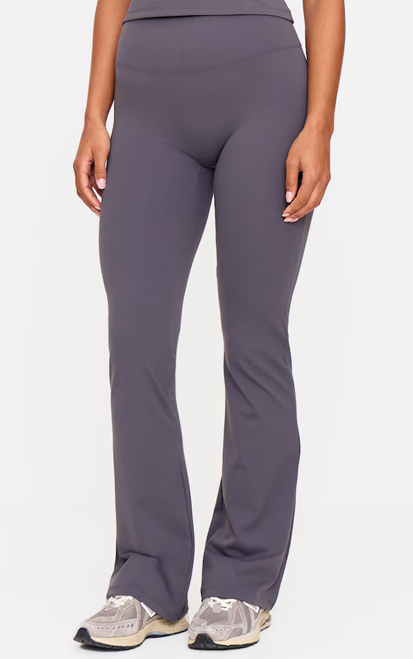 Charcoal Sculpt Straight Leg Yoga Pants